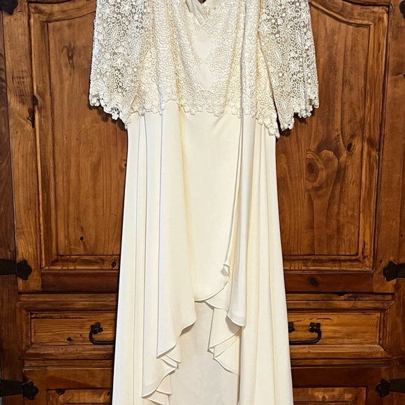 Two piece wedding dress Plus size bridal 2XL/XXL